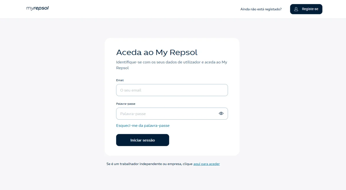 Área de cliente Repsol